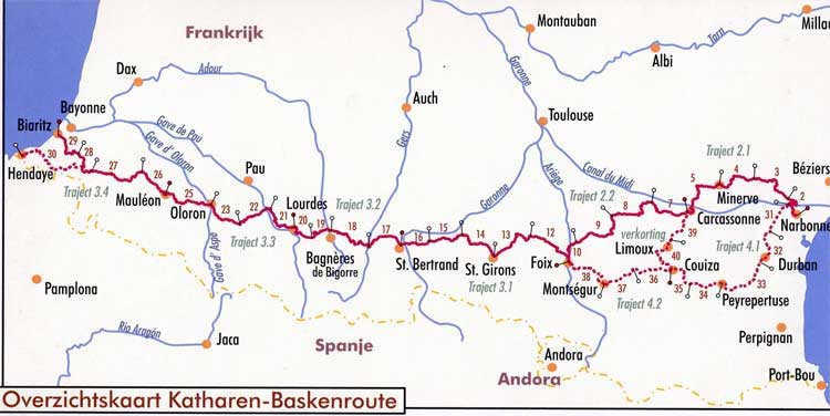 Katharen-Baskenroute