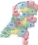 Overzichtskaart Nederland