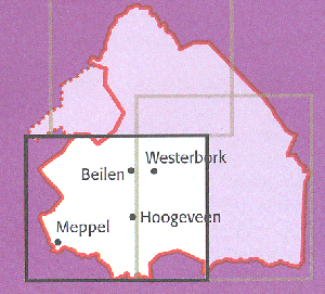 Drenthe fietskaart