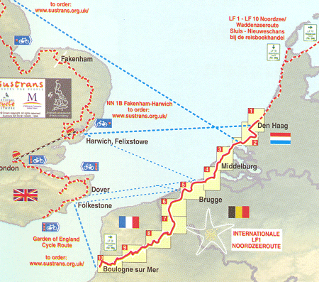 LF 1 fietsroute