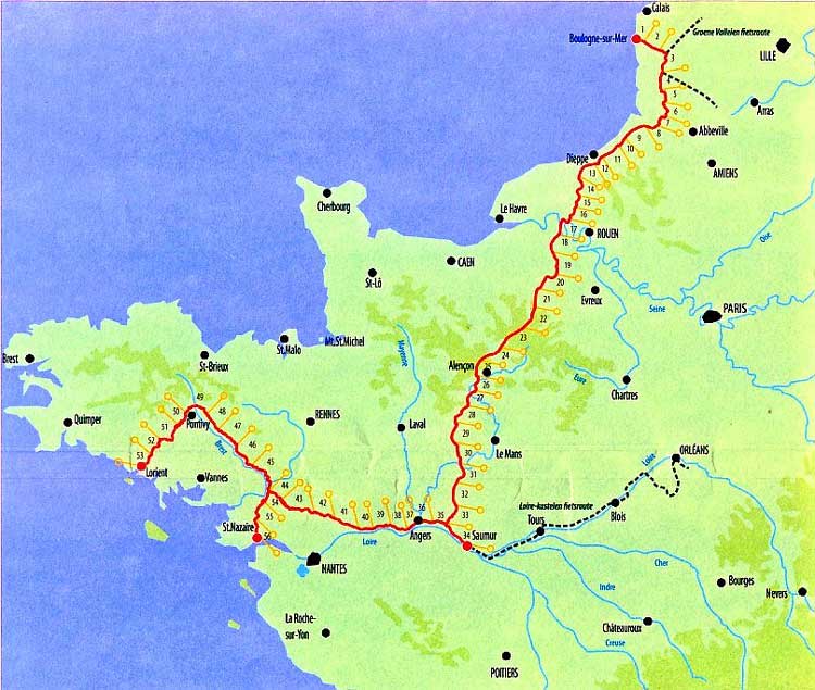 Normandi� fietsroute