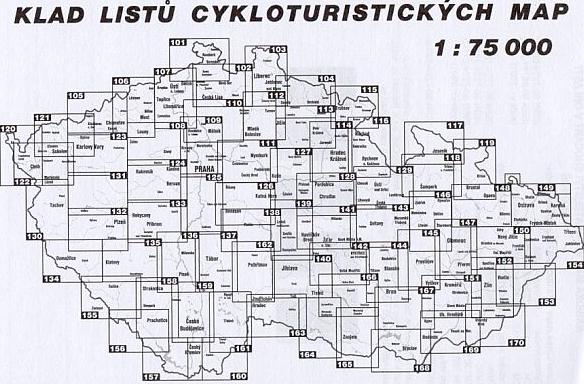 Overzichtskaart Tsjechie