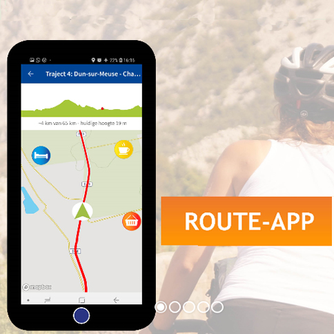 Fietsvakantiewinkel Route-App